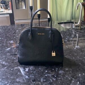 Michael Kors Mercer Large Dome satchel black